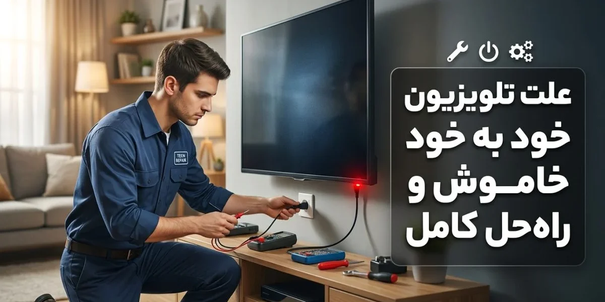 خاموش شدن ناگهانی تلویزیون و بررسی علت تلویزیون خود به خود خاموش