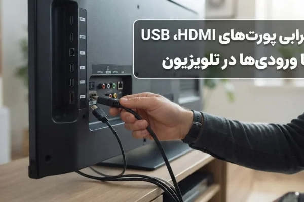 خرابی پورت‌های HDMI، USB یا ورودی‌ها در تلویزیون