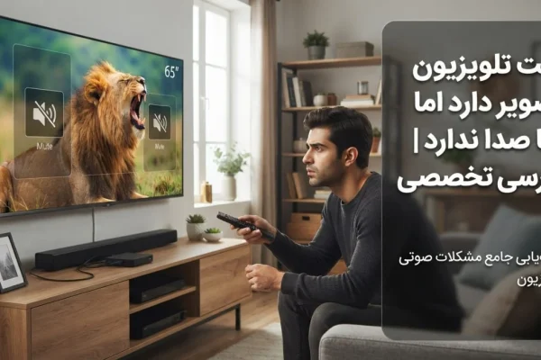 علت تلویزیون تصویر دارد اما صدا ندارد | بررسی تخصصی