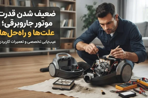 ضعیف شدن قدرت موتور جاروبرقی؛ علت‌ها و راه‌حل‌ها